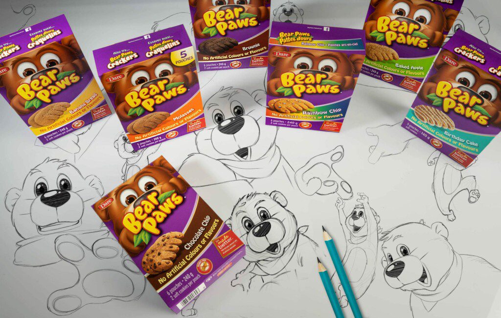 Bear Paws Packaging Design Board