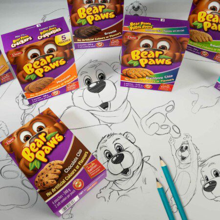 Bear Paws Packaging Design Board