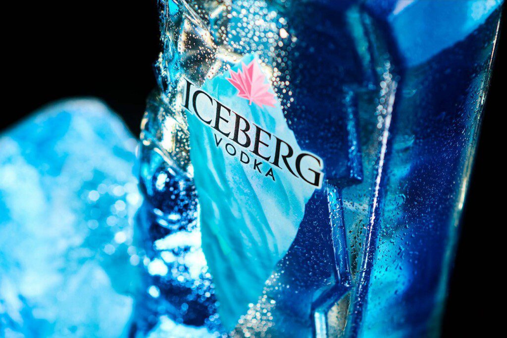 iceberg vodka Canada package design by Marovino