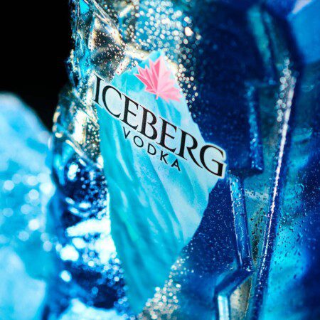 iceberg vodka Canada package design by Marovino